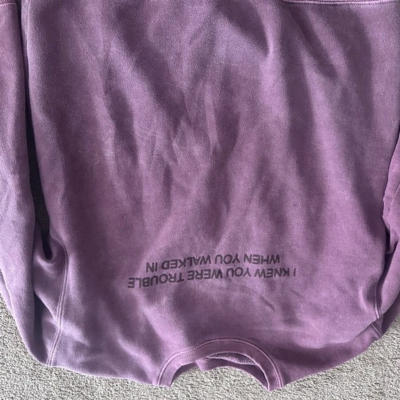 Taylor Swift Sweaters - Taylor Swift Purple Crew Neck Sweater